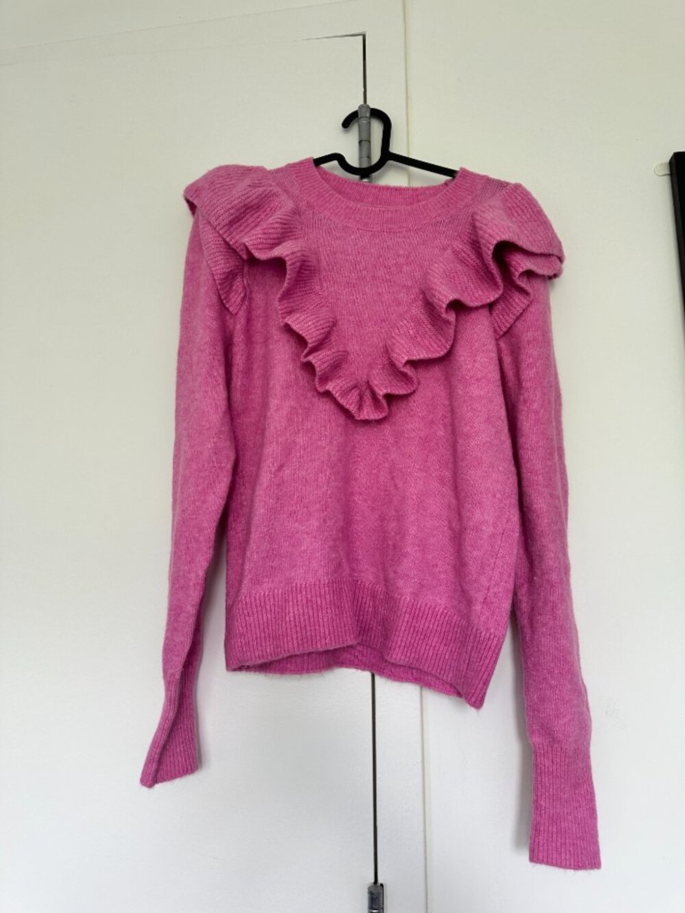 Pink Ruffle Loft Sweater - Picture 1 of 4